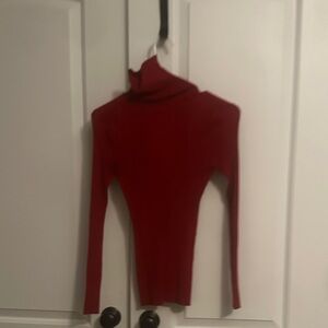 It's Our Time Scarlet Ribbed Top